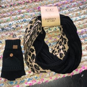 Scarf and mittens bundle